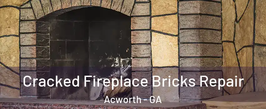  Cracked Fireplace Bricks Repair Acworth - GA