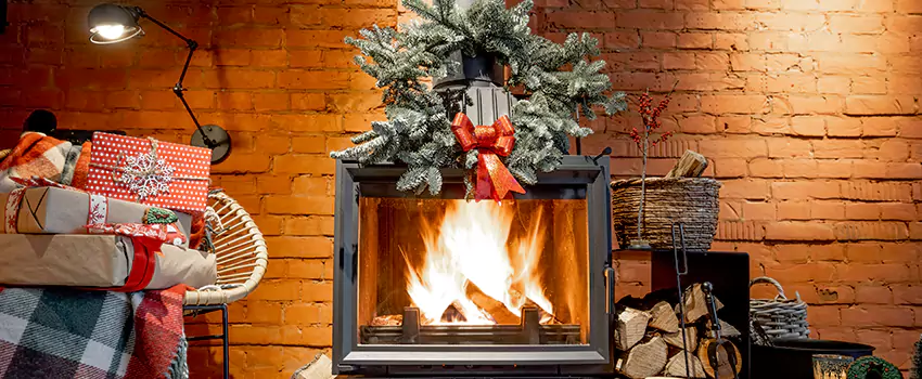 Travis Industries Linear Gas Fireplace Installation in Acworth, Georgia
