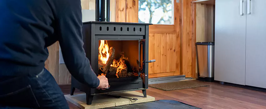 Open Hearth Wood Fireplace Installation in Acworth, GA