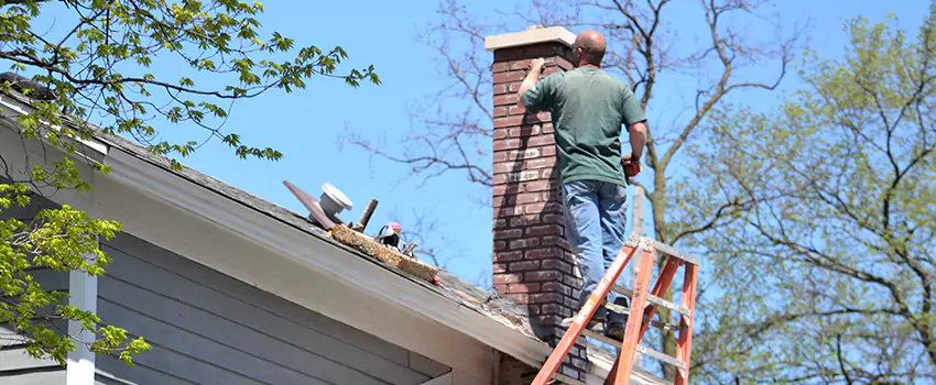 Vinyl and PVC Chimney Flashing Installation in Acworth, GA