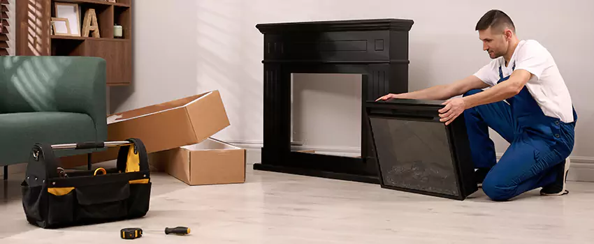 Old Rusted Metal Fireplace Repair And Replacement in Acworth, GA